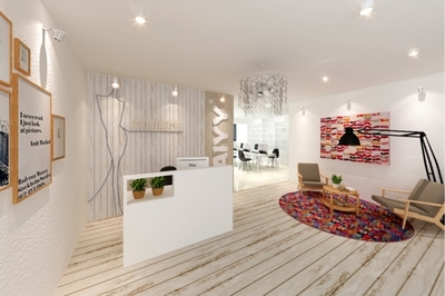 上海奈加服飾貿易公司辦公室裝修工程